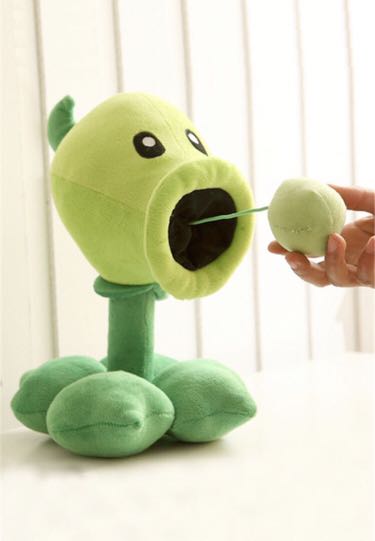 Plants Vs Zombies Pea Shooter Plushie Toys Games Stuffed