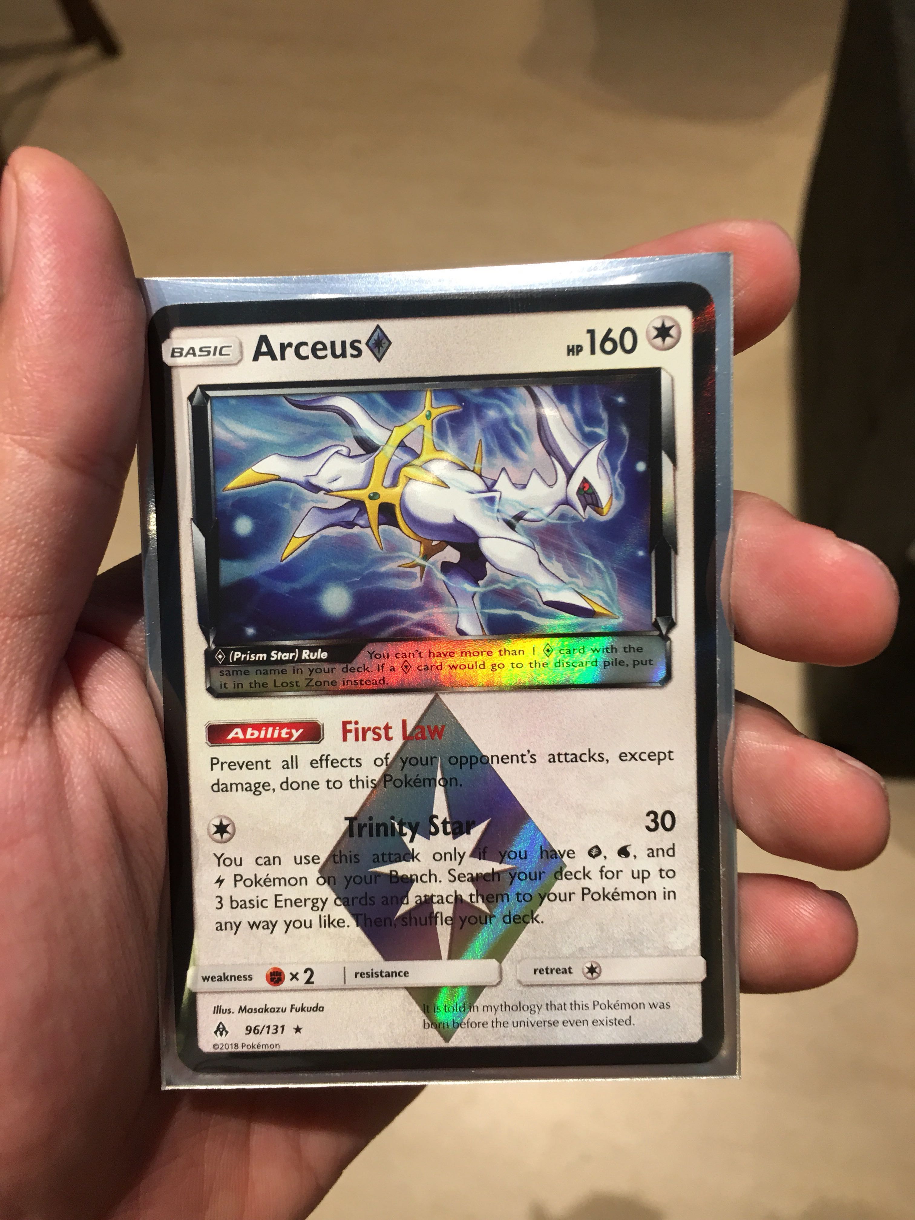 Pokemon Card Arceus Prism Star, Toys &amp; Games, Board Games &amp; Cards on