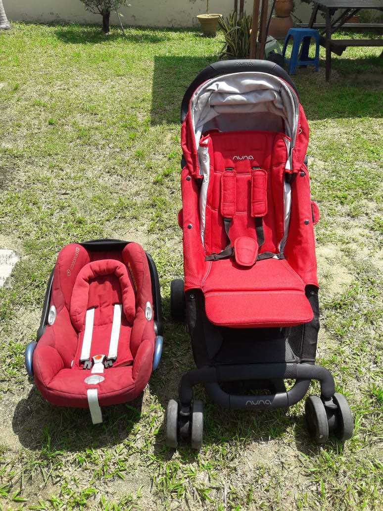 Preloved Nuna Pepp Luxx Maxicosi Cabriofix With Adapter Babies