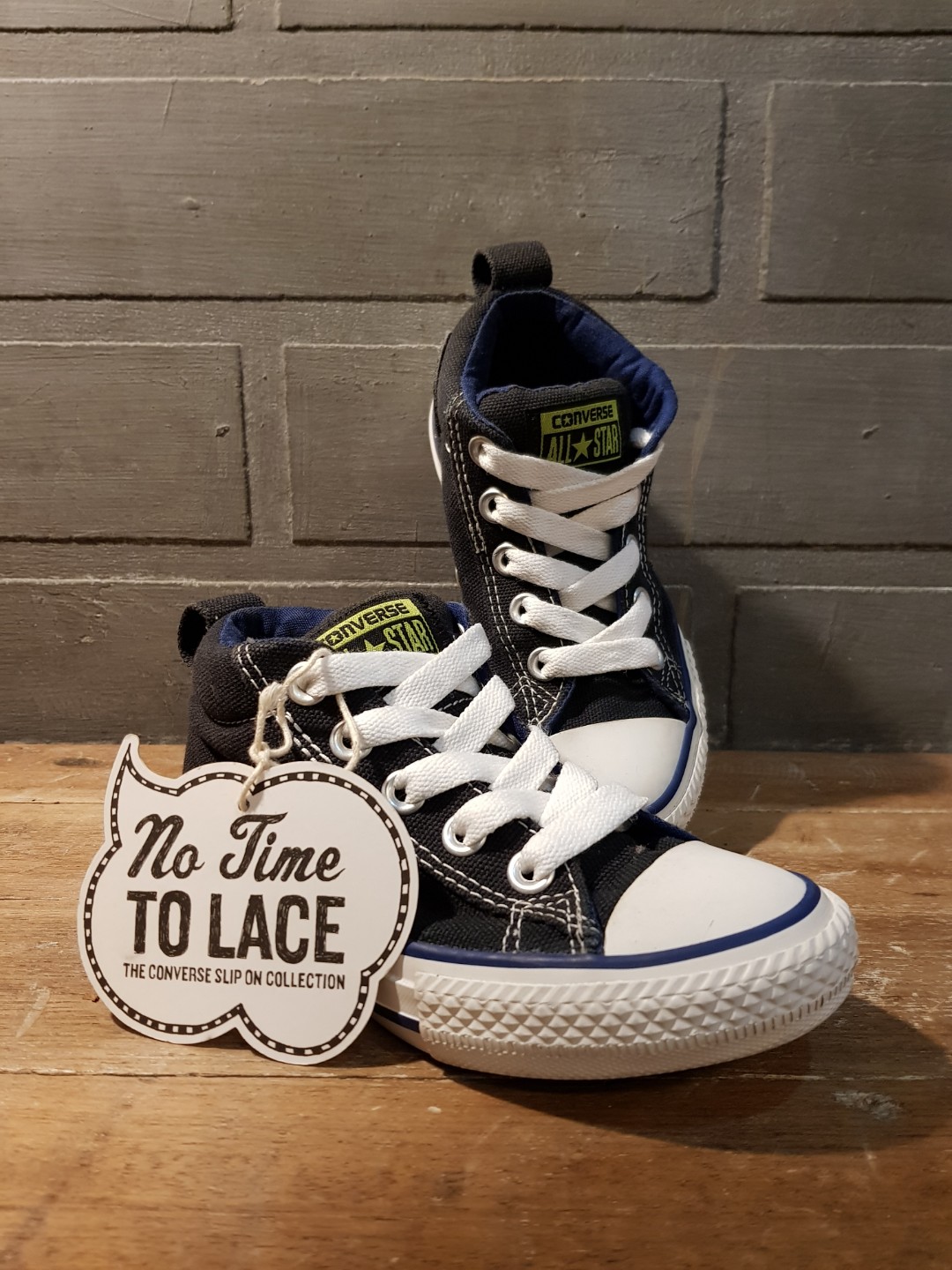 converse kids no time to lace