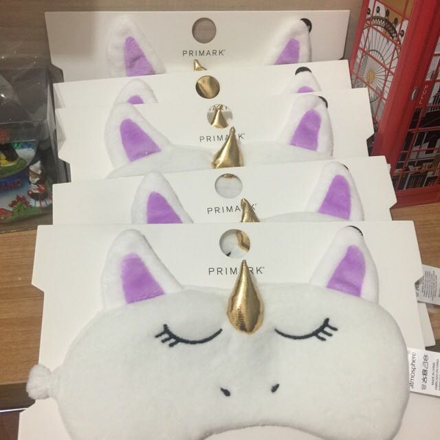 Primark Unicorn Eyemask Penutup Mata Unicorn Olshop Fashion
