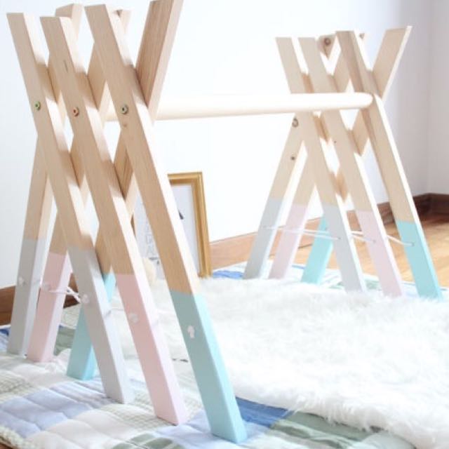 scandinavian baby gym