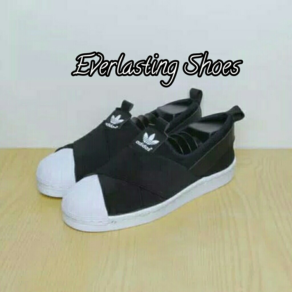 Sepatu adidas superstar slip on original hotsell