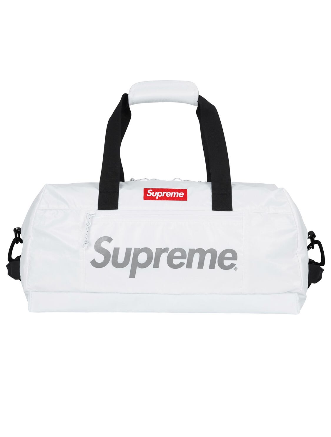 Supreme duffle bag white clearance