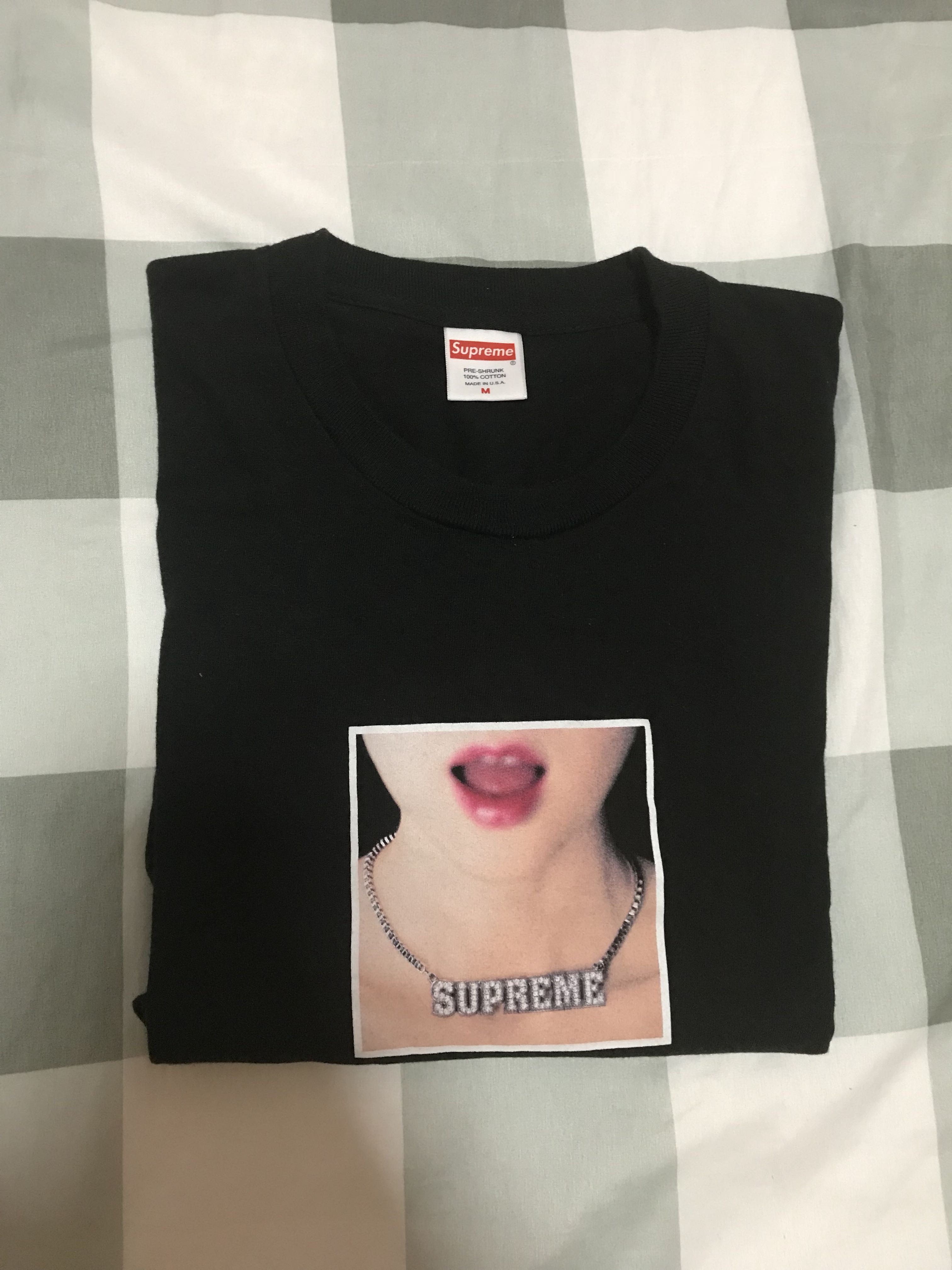 Supreme Necklace Tee Black