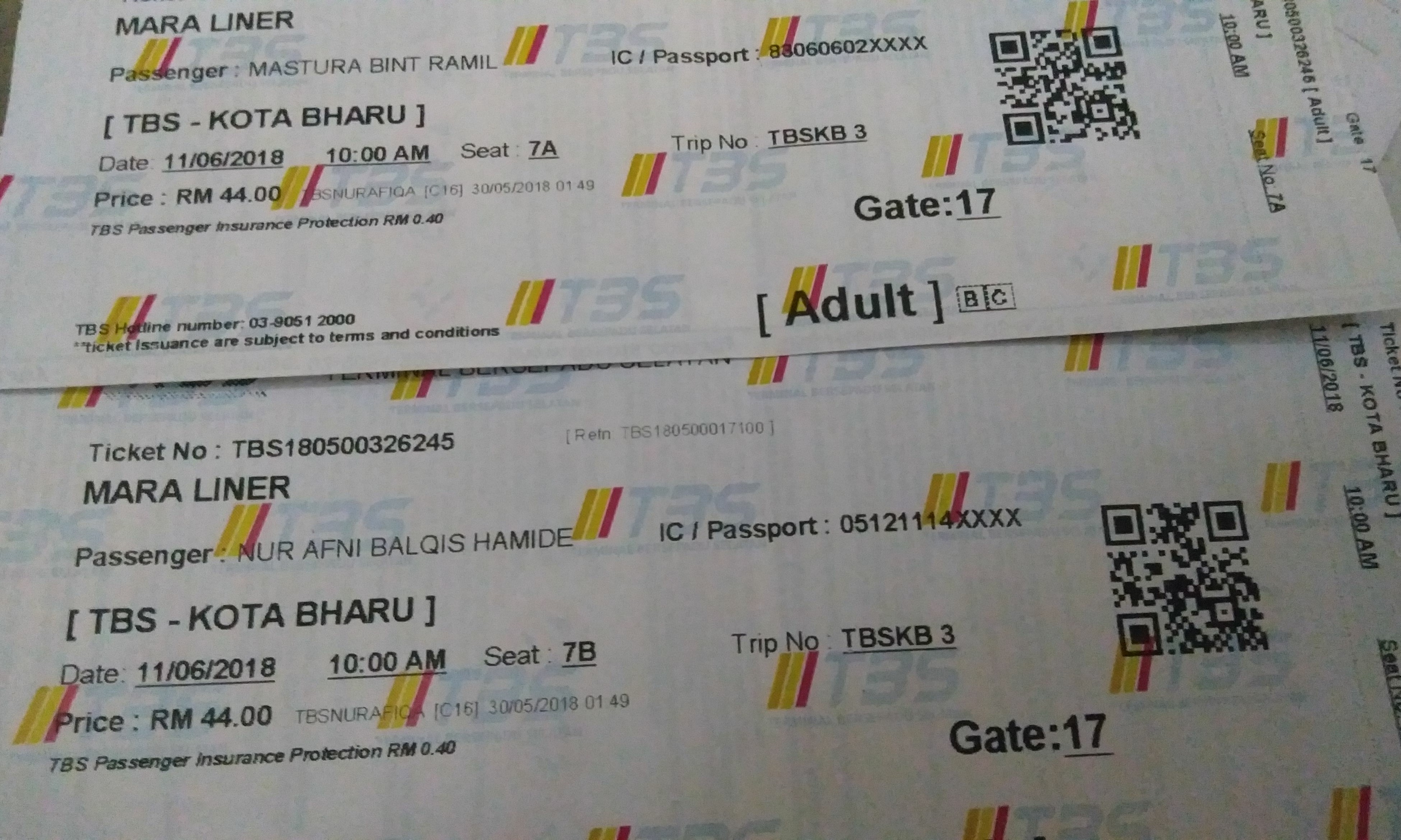Tiket Bas Online Tbs Ke Terengganu Tiket Bas Tbs Kb 11jun 10am Tickets Vouchers Event Tickets On Carousell carousell