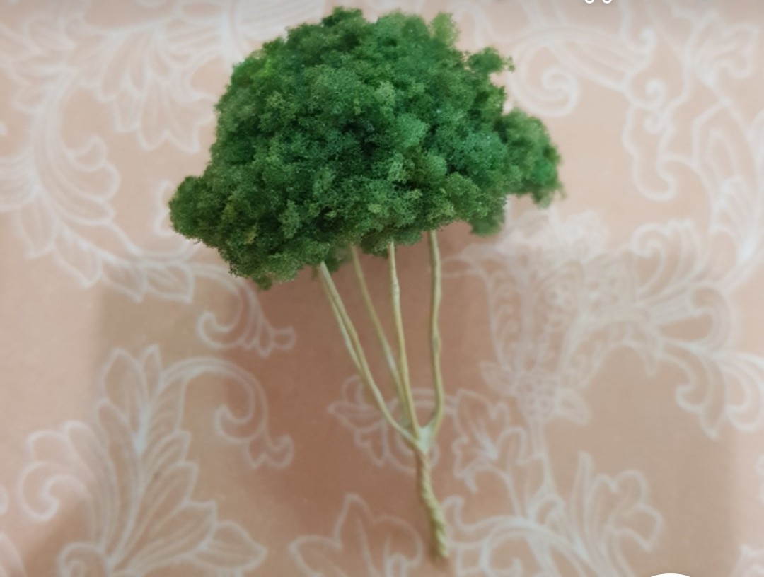 ts pohon tinggi 1 5 cm smp 6 cm miniature maket rumput pohon arsitektur interior hijau