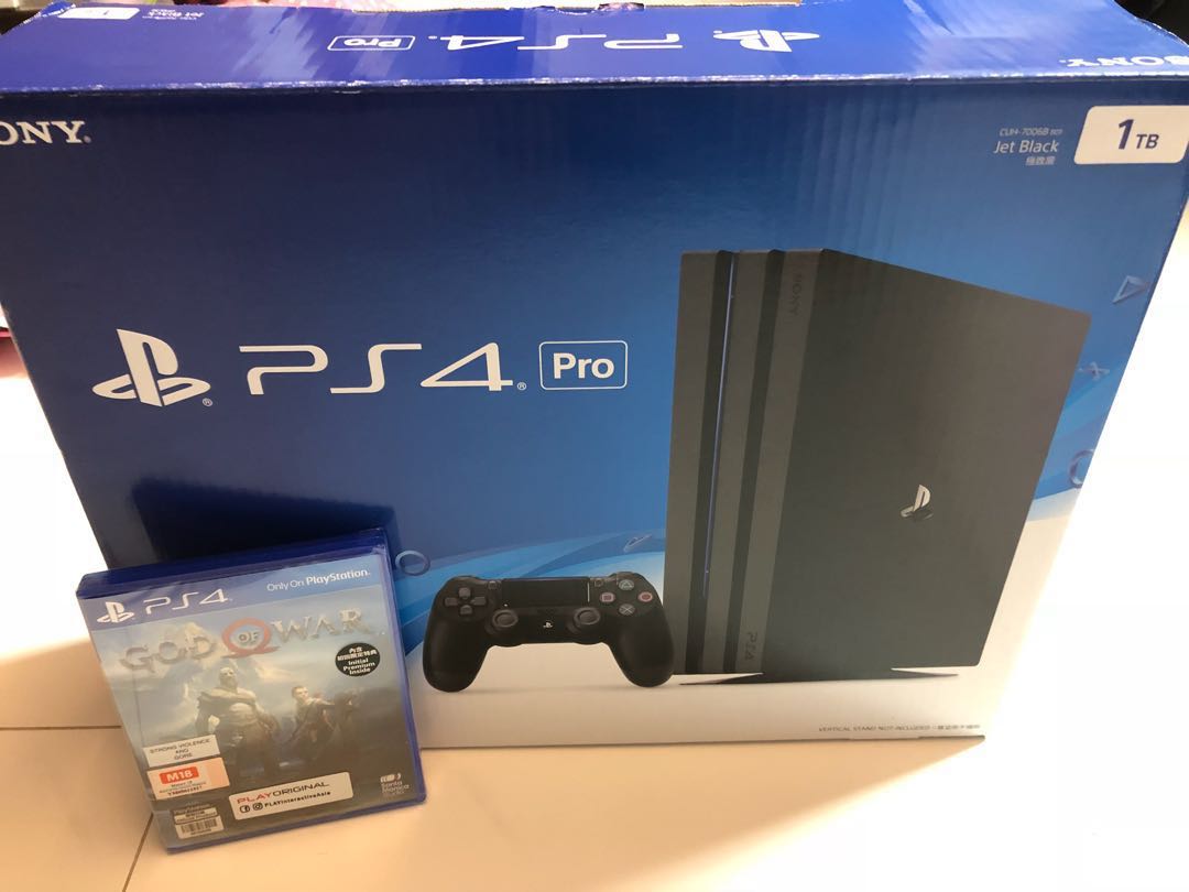 Wts Lnib Ps4 Pro 1tb With Bn God Of War 4 Toys Games Video Gaming Consoles On Carousell