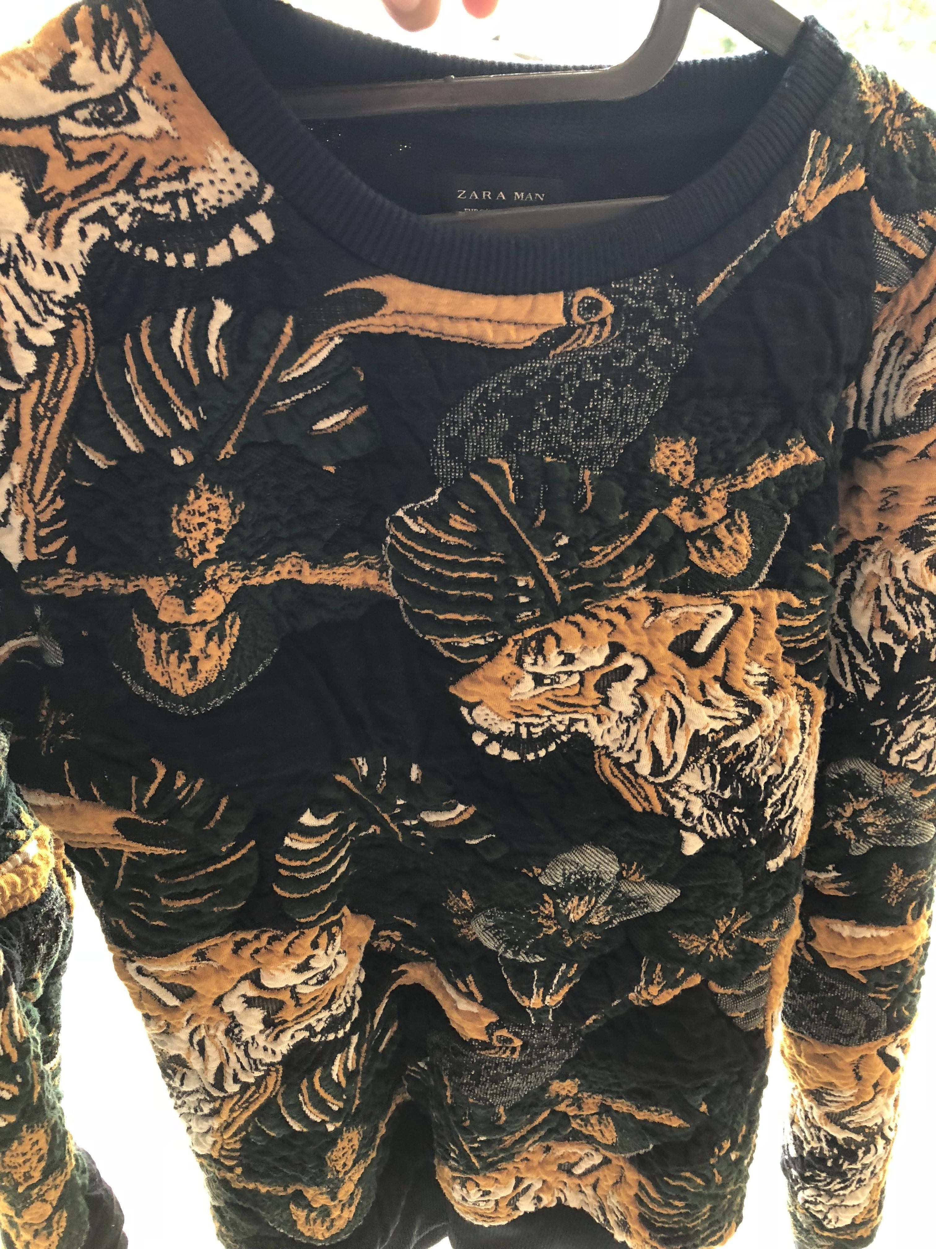 tiger sweater zara