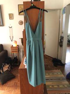 Green jumpsuit