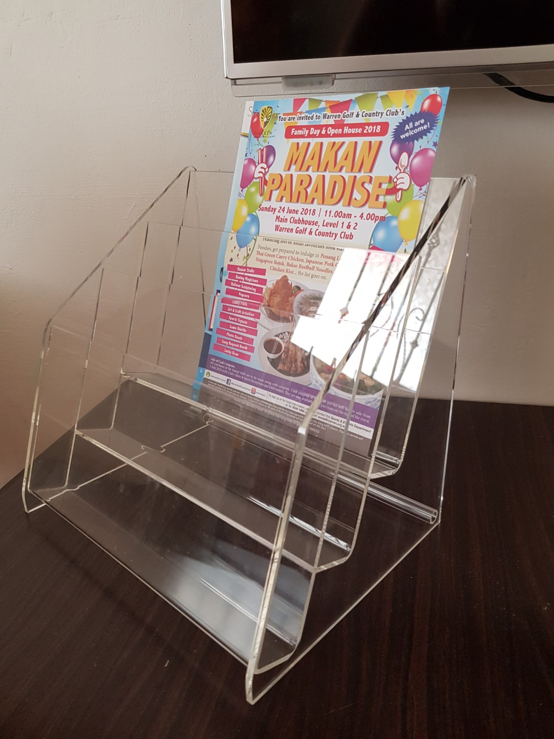 3 Tier Plastic Magazine Holder Books Stationery Stationery On Carousell