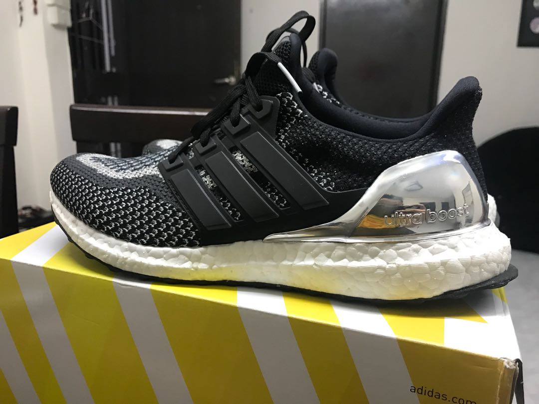 Adidas Ultra Boost Silver Medal, Men's Fashion, Footwear, Sneakers on ...