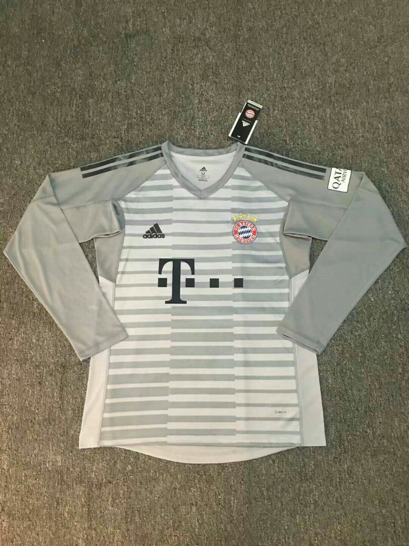 Bayern Munich 18 19 Goalkeeper Long Sleeve Kit Sports Sports Apparel On Carousell