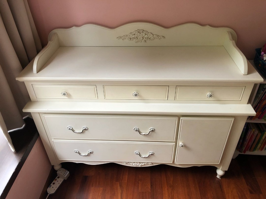 Bed and Dresser frim Babies R Us Babies Kids Baby Nursery Kids Furniture Childrens Beds on Carousell