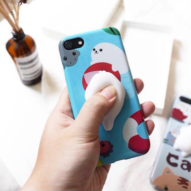 Bnip 3d Ulzzang Seal Squishy Iphone Case Mobile Phones Tablets