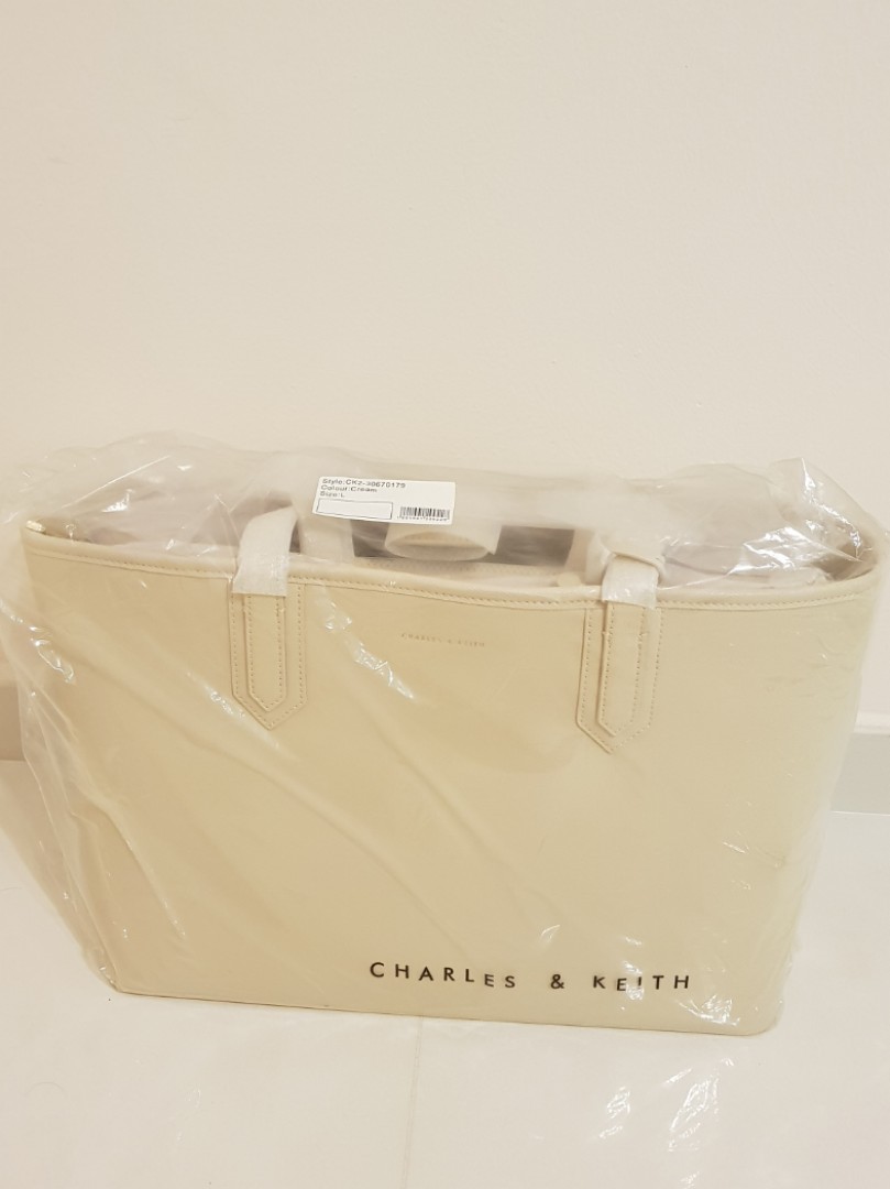 charles and keith plastic bag