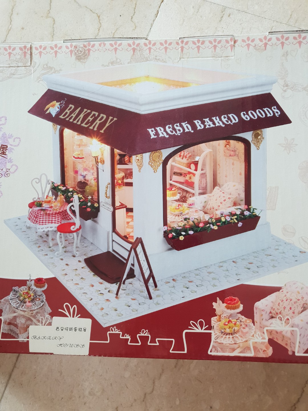 miniature dollhouse kit bakery