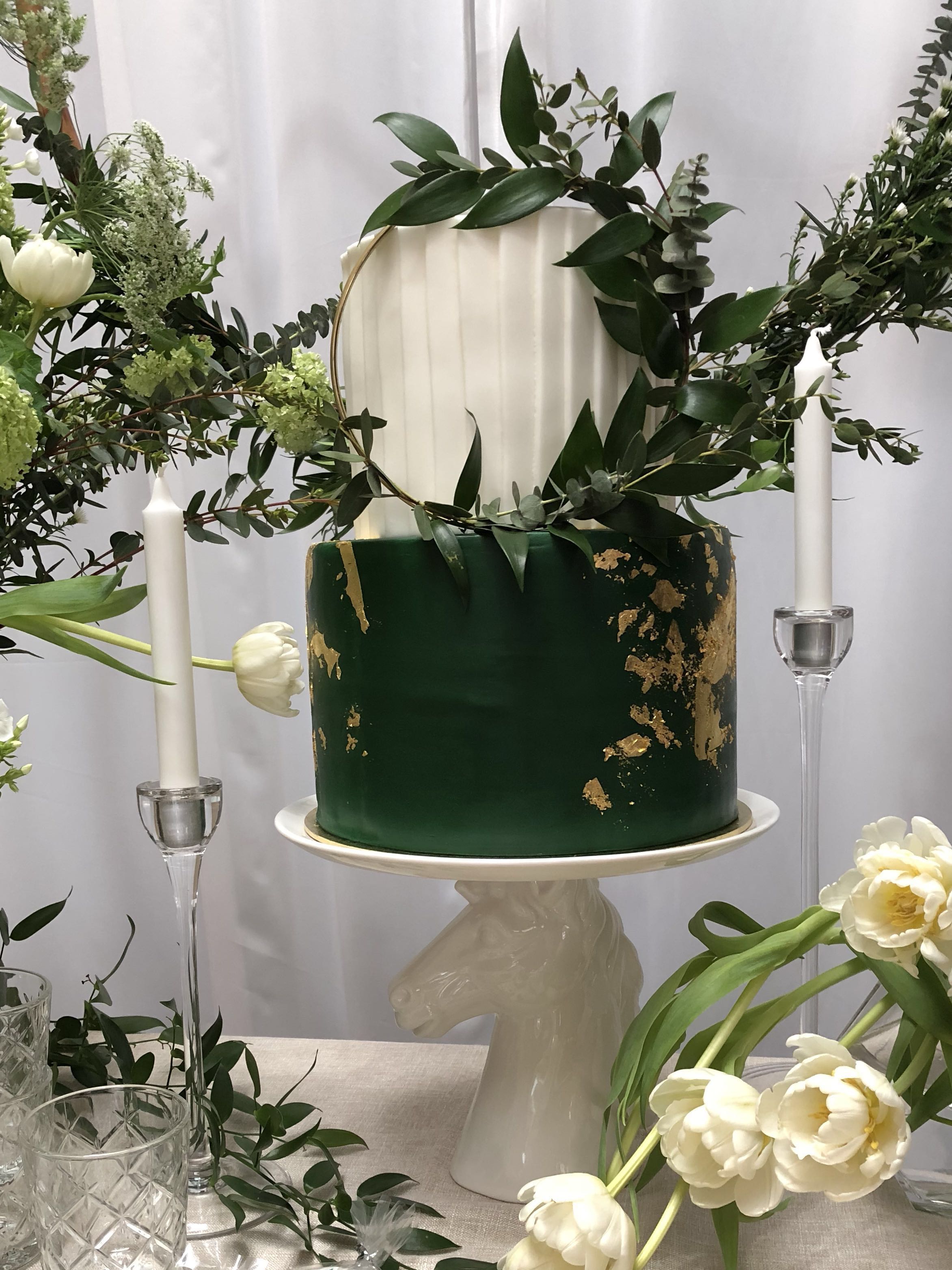 Emerald Green Cake - Etsy