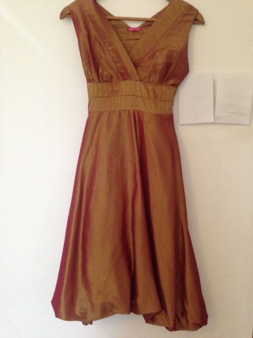 gold dress semi formal