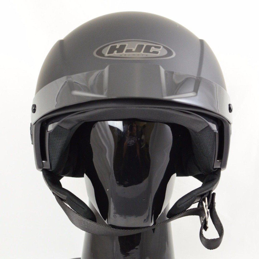 HJC IS-Cruiser Motorcycle Half Helmet Matte Black XL XLarge Motorcycle