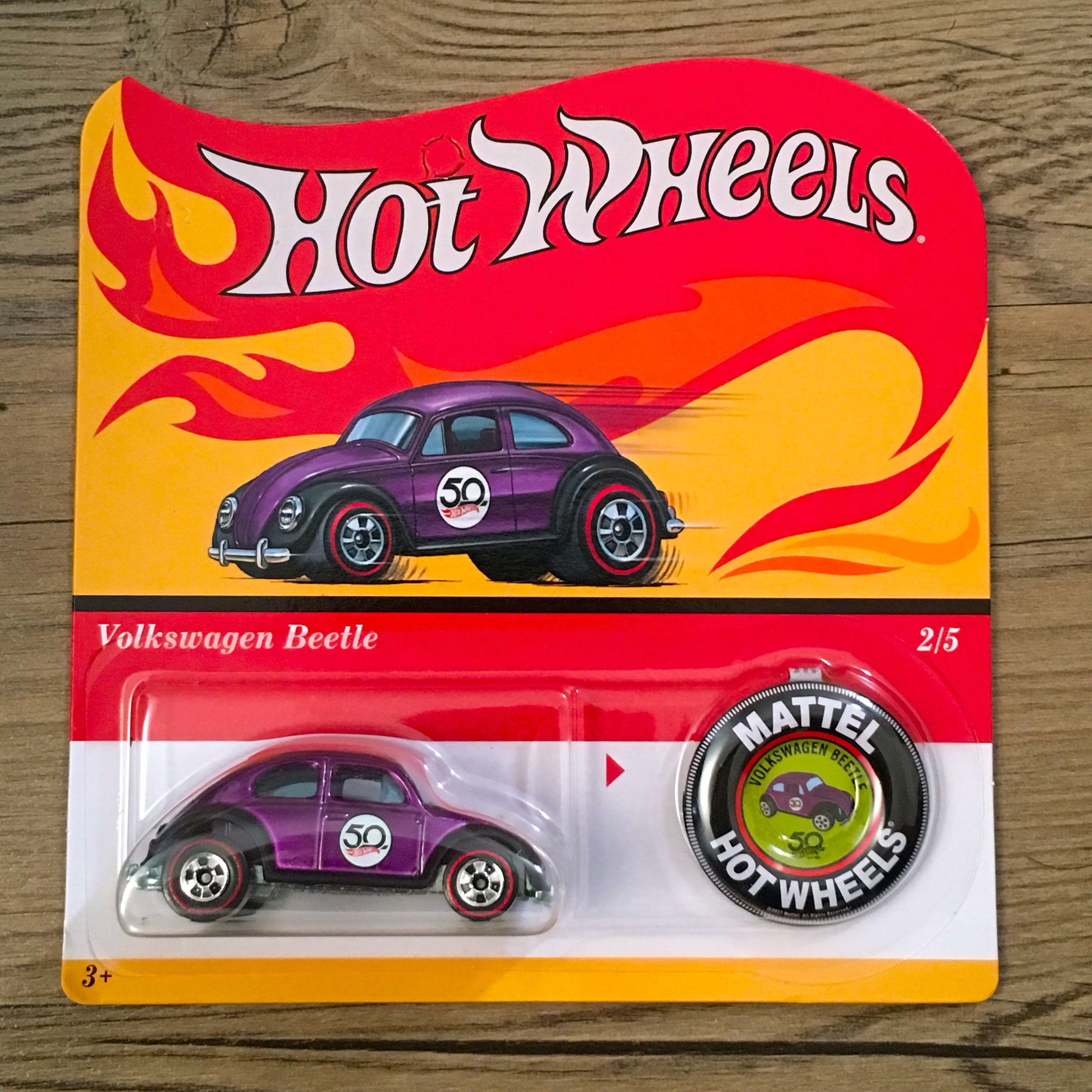 hot wheels volkswagen beetle 50th anniversary