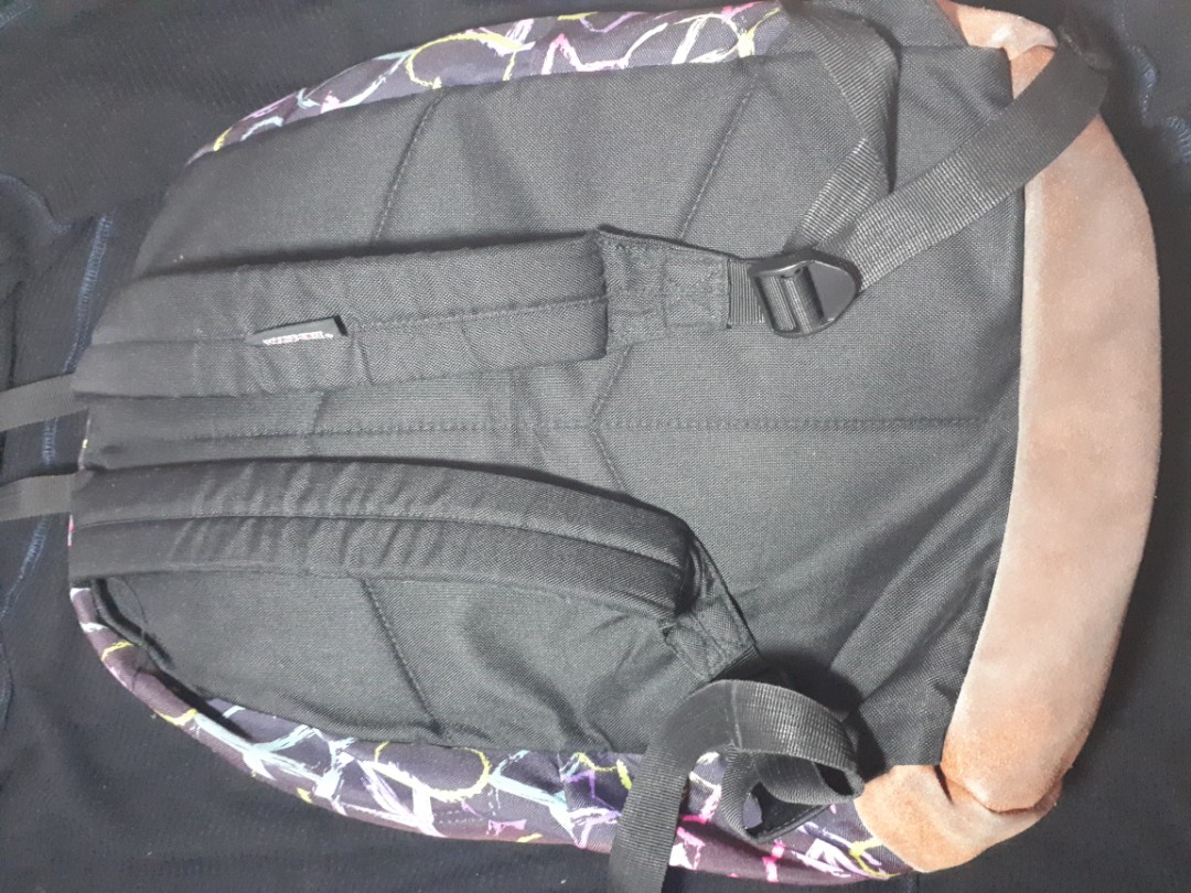 Jansport Bag (Category: Backpacks) located in Quezon City. Submitted by charaaaa (Listing ID 174276545, Image 2). Description: original Jansport -with leather bottom note: has small black stain at the bottom (see photos).