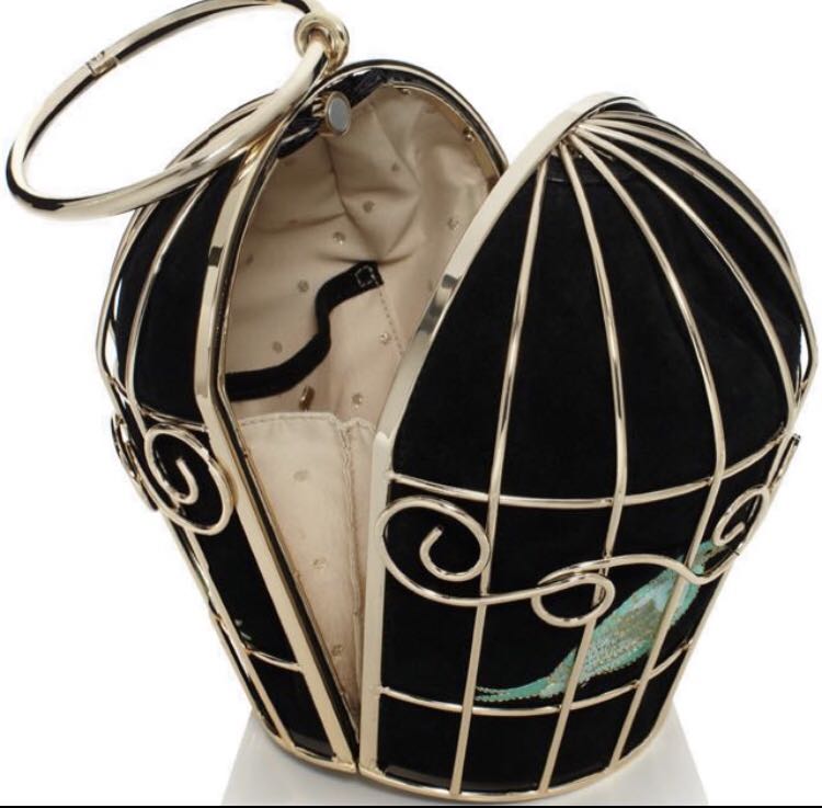 kate spade bird cage purse