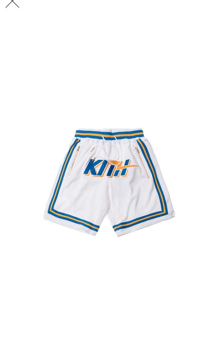 Kith mitchell and ness shorts clearance