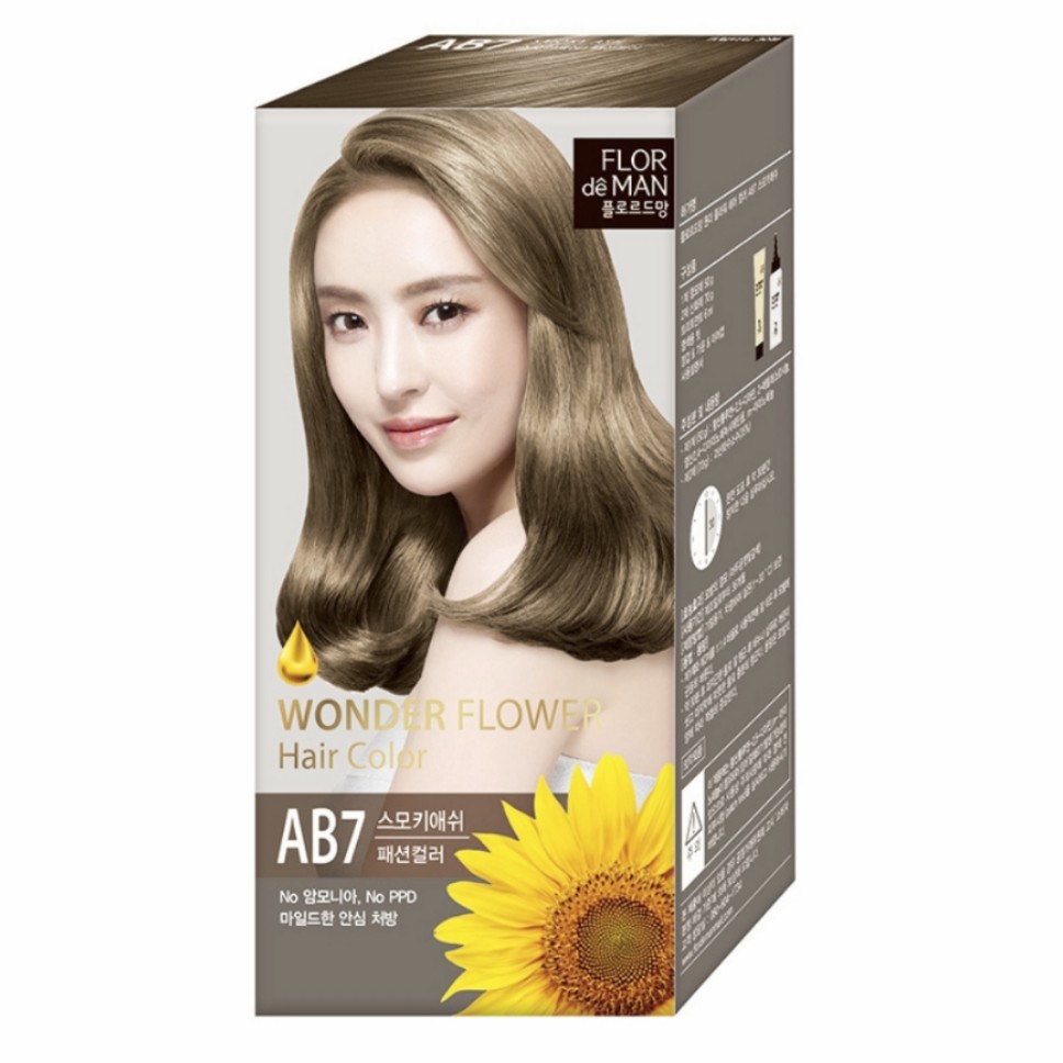 Korean Somang Flor Dê Man Wonder Flower Hair Color Ab7 Smoky