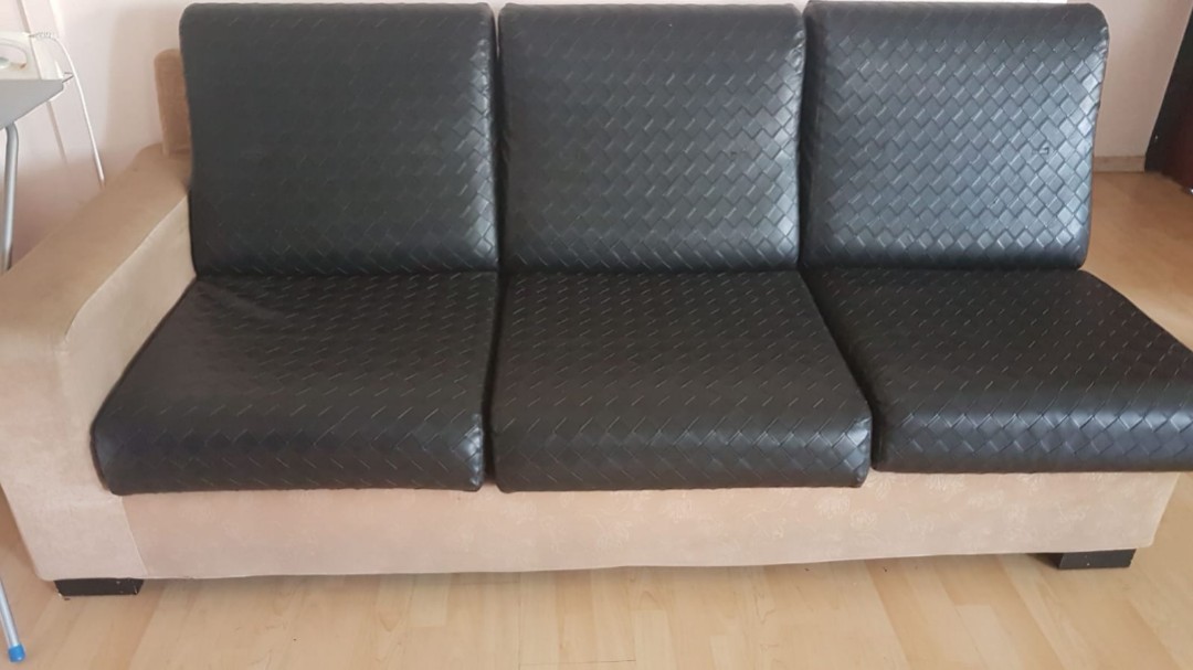 L Shape Sofa Furniture Sofas On Carou, How Much Does It Cost To Reupholster A Sofa In Singapore