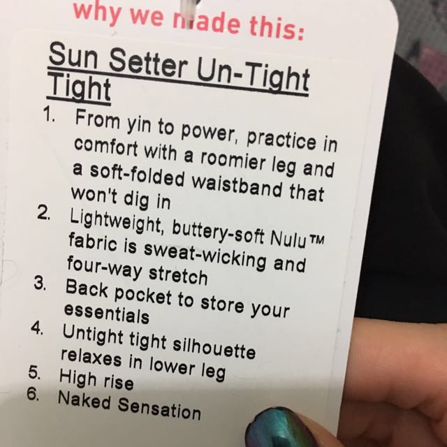Lululemon untight tight best sale