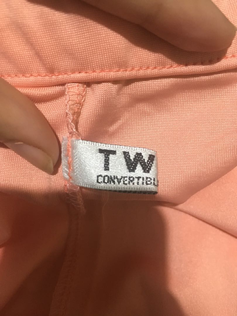multi way pants romper (Category: Other Bottoms) located in Manila. Submitted by decluttermaster (Listing ID 174292803, Image 1). Description: peach multi way pants romper.