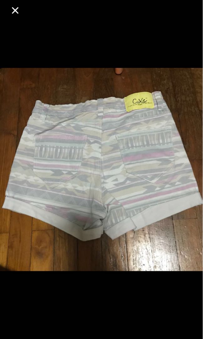 Pastel high waisted shorts hot sale