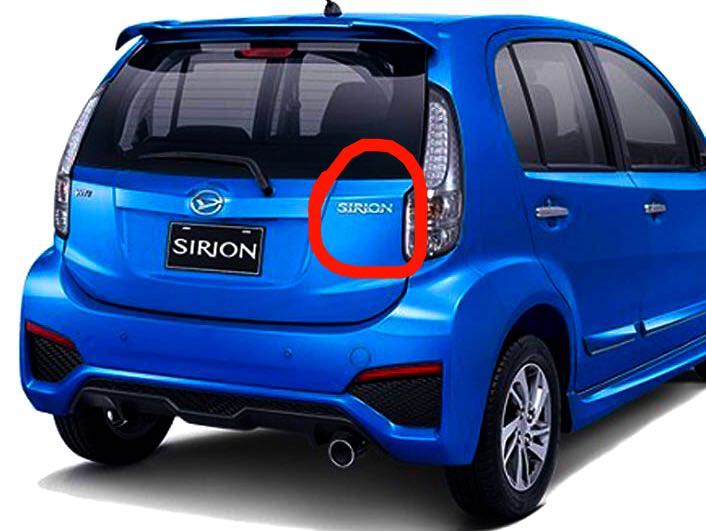 Perodua Myvi / Daihatsu Sirion Original Emblem Badge, Auto Accessories