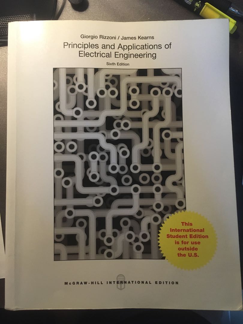 Principles And Applications Of Electrical Engineering Books