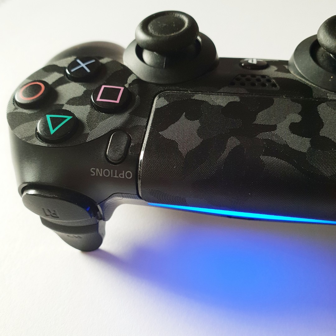 black camo ps4 controller
