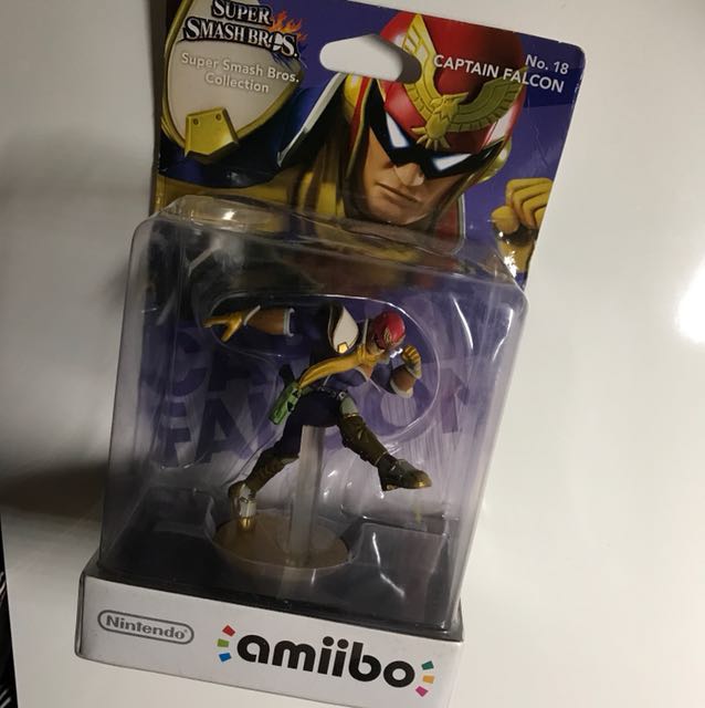 Unopened Amiibo Captain Falcon Eu Version Toys Games Video Gaming Gaming Accessories On Carousell - roblox captain falcon