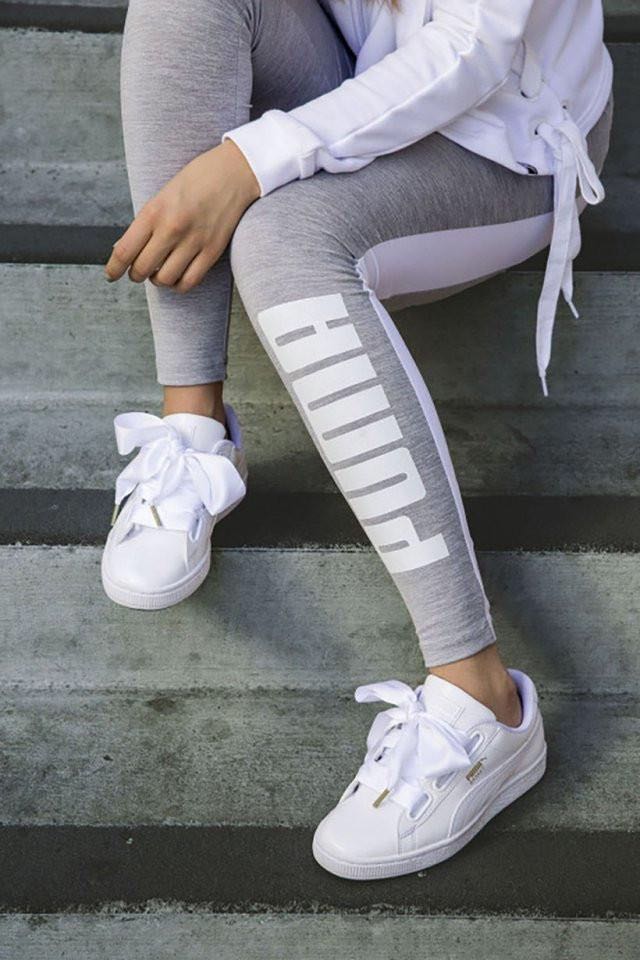 white puma basket