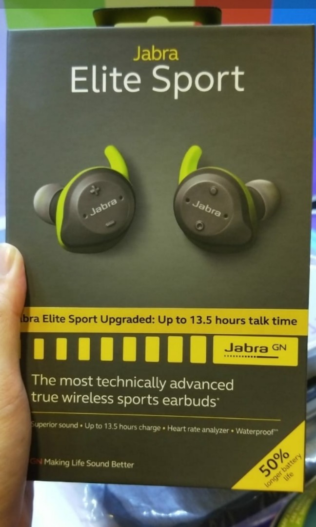 Wireless Jabra elite sport earbud 