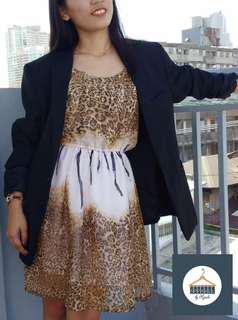 Printed Spaghetti Strap Dress