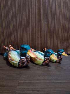 Ornamental Wooden Ducks