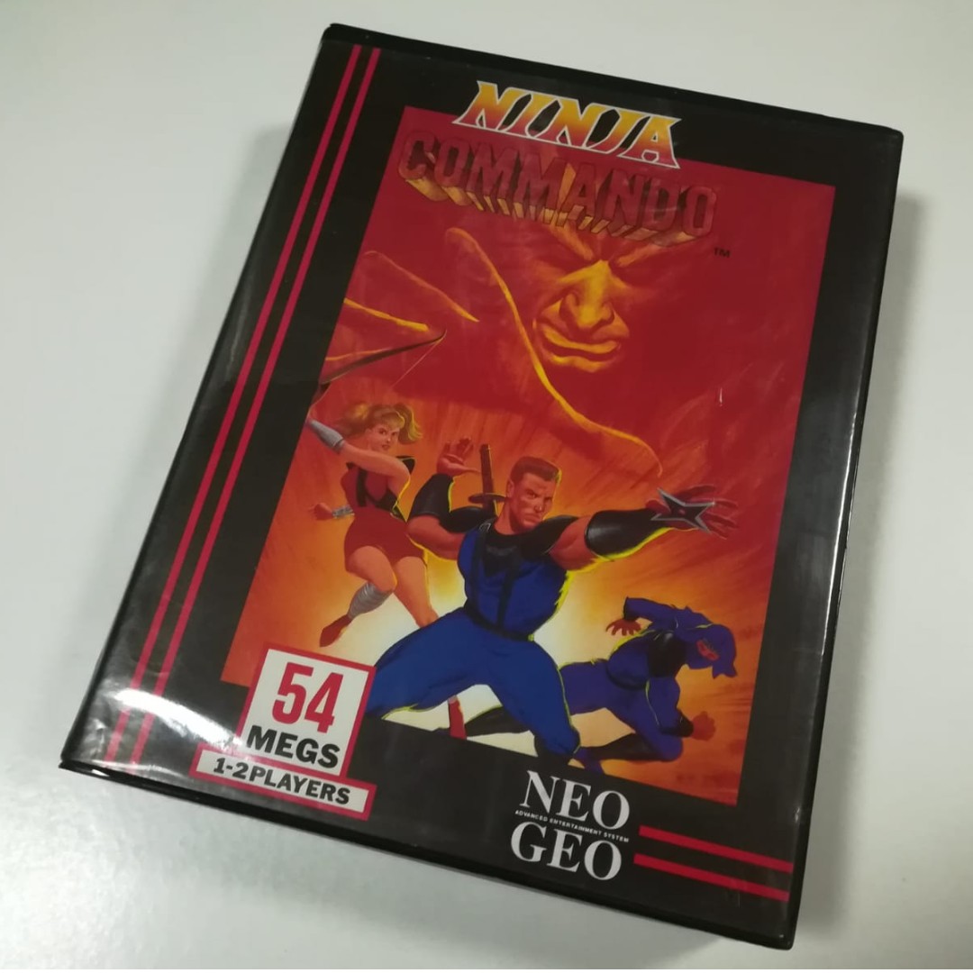 中古原裝美版Neo Geo AES Ninja Commando 美品, 電子遊戲, 電子遊戲
