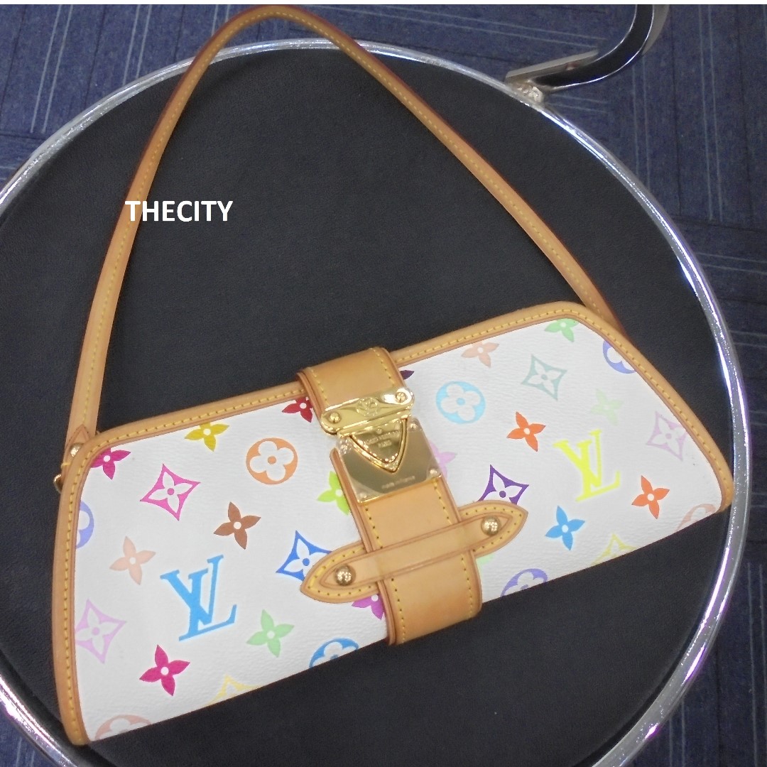 LV Shirley Multicolor Clutch, Luxury, Bags & Wallets on Carousell