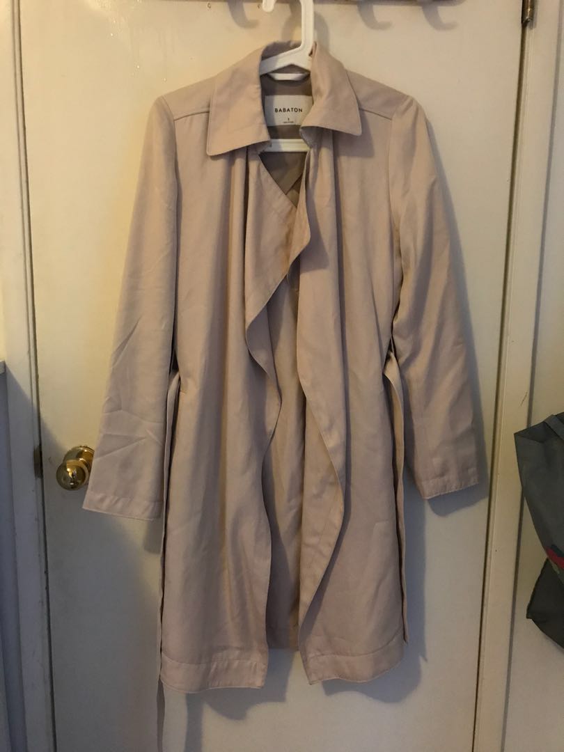 Babaton Lawson trench in denude new without tags size small Aritzia Women s Fashion Clothes on Carousell