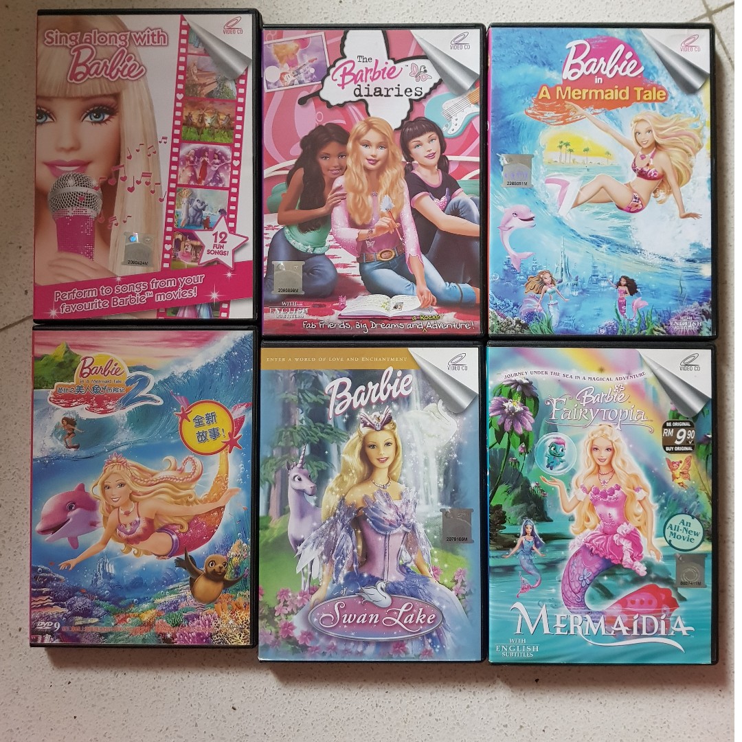 BARBIE VCDs, Music & Media, CDs, DVDs & Other Media on Carousell