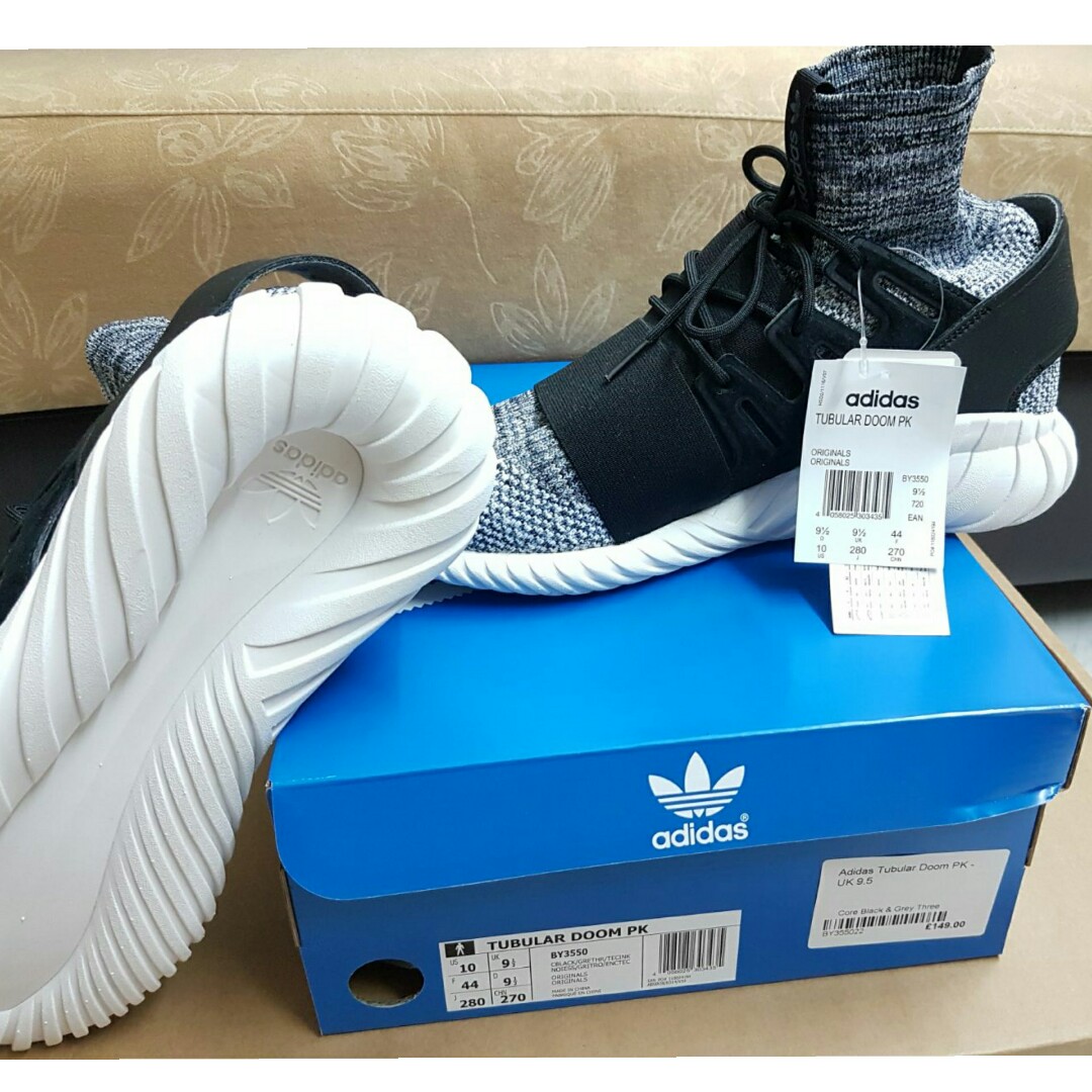Adidas originals tubular doom primeknit top sneaker by3550