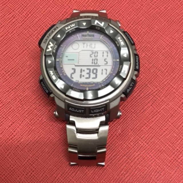 Casio Protrek PRG250T Titanium Solar Watch Mobile Phones