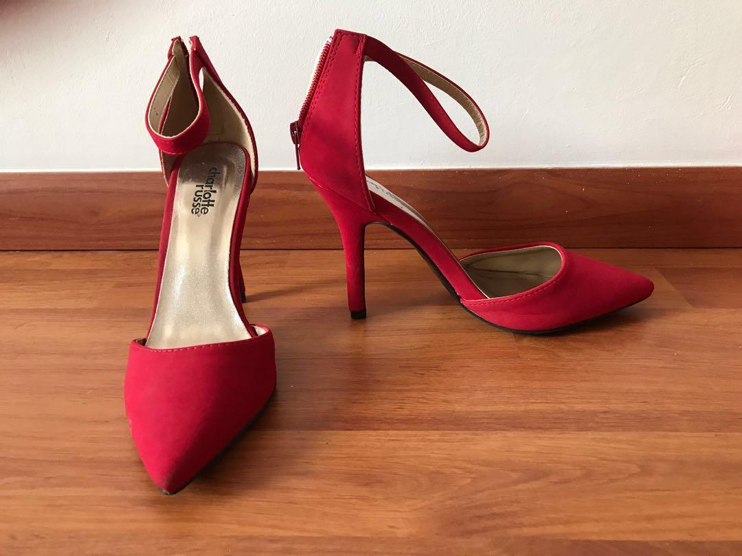 Charlotte russe top red heels