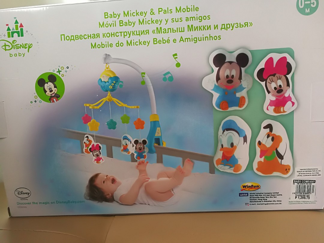 Disney Baby Musical Mobile Crib, Babies & Kids, Infant Playtime on