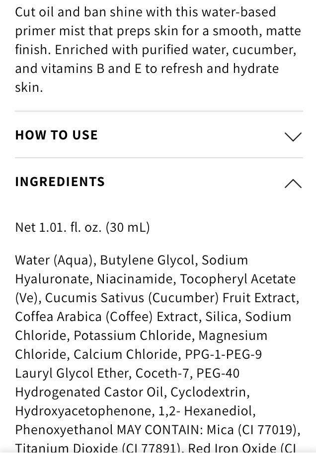 ELF Oil Control Primer Mist Urban decay, Beauty & Personal Care, Face